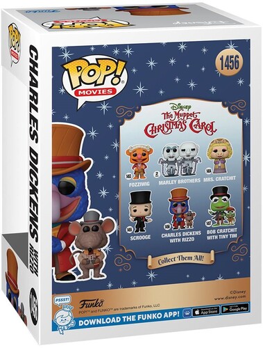 FUNKO POP!&BUDDY: Muppets Christmas Carol - Charles Dickens with RIzzo (Vinyl Figure)
