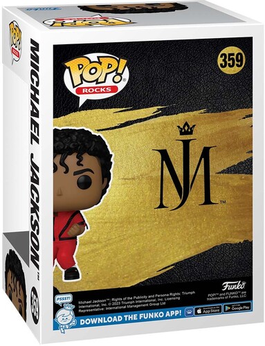 FUNKO POP! ROCKS: Michael Jackson(Thriller) (Vinyl Figure)