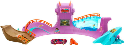 Mattel - Hot Wheels Skate Tony Hawk Octopark Playset, Fingerboard and Shoes (Large Item, Toy Car)