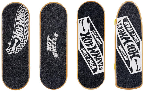 Mattel - Hot Wheels Skate Tony Hawk Tricked Out Pack, Fingerboard and Shoe 4-Pack (Large Item, Toy Car)