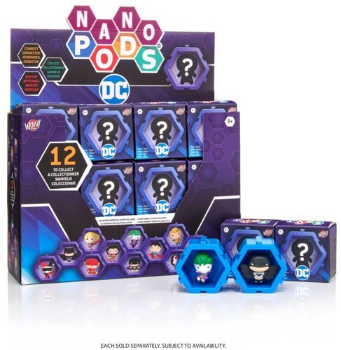 Mattel - Nano Pods DC, one random Nano Pod per transaction (Blind Packaging)