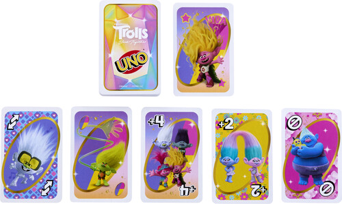 Mattel Games - UNO - Trolls Band Together (Card Game, Table Top Game)