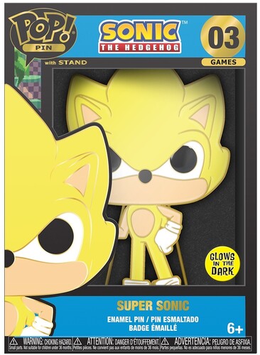 FUNKO POP! PINS SONIC: SUPER SONIC (Vinyl Figure, Pin)