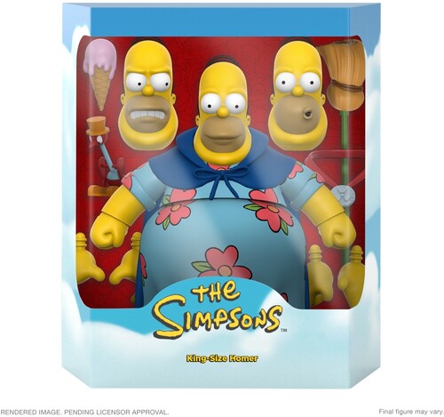 Super7 - The Simpsons ULTIMATES! Wave 4 - King-Size Homer (Large Item, Collectible, Figure, Action Figure)