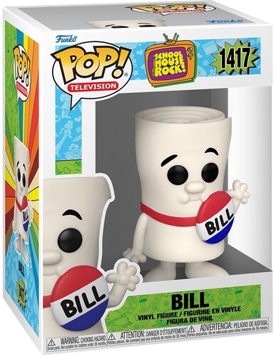 FUNKO POP! TELEVISION: Schoolhouse Rock - Bill (Styles May Vary) (Vinyl Figure)