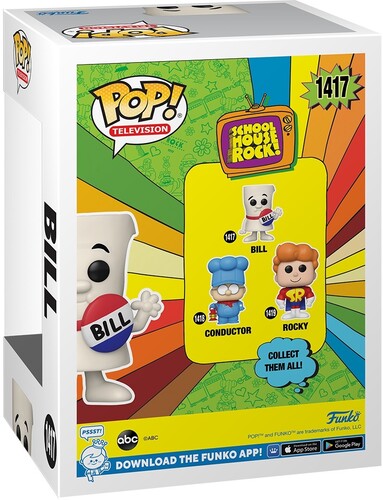 FUNKO POP! TELEVISION: Schoolhouse Rock - Bill (Styles May Vary) (Vinyl Figure)