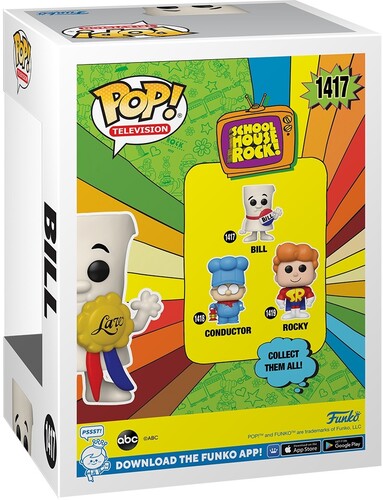 FUNKO POP! TELEVISION: Schoolhouse Rock - Bill (Styles May Vary) (Vinyl Figure)