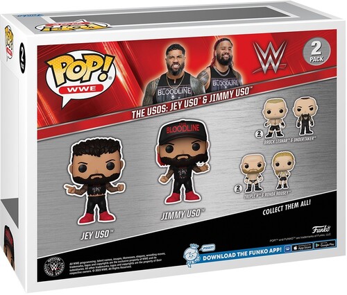 FUNKO POP! WWE: Uso Brothers 2PK (Vinyl Figure)