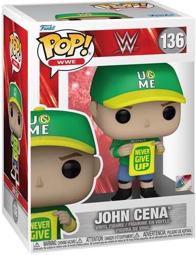 FUNKO POP! WWE: John Cena (Never Give Up) (Vinyl Figure)