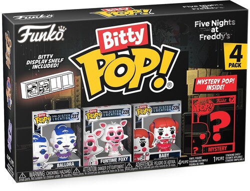 FUNKO BITTY POP!: Five Nights at Freddy's - Ballora 4PK (Vinyl Figure)