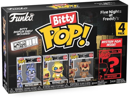 FUNKO BITTY POP!: Five Nights at Freddy's - Nightmare Bonnie 4PK (Vinyl Figure)