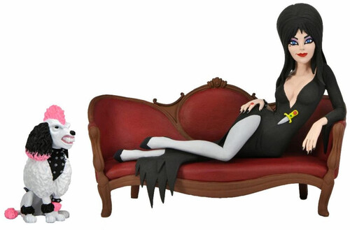 NECA - Elvira Toony Terrors: Elvira on Couch 6" Action Figure (Large Item, Action Figure, Collectible)