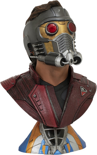 Diamond Select - Marvel Legends in 3D - Avengers Endgame Star-Lord 1/2 Scale Bust (Large Item, Statue, Collectible)