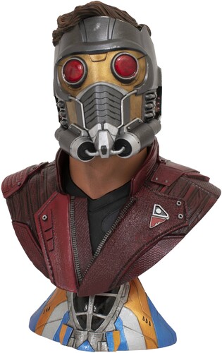 Diamond Select - Marvel Legends in 3D - Avengers Endgame Star-Lord 1/2 Scale Bust (Large Item, Statue, Collectible)