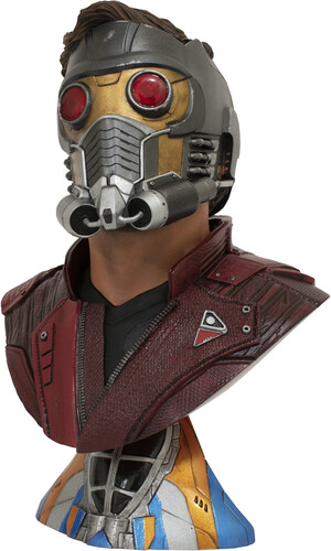 Diamond Select - Marvel Legends in 3D - Avengers Endgame Star-Lord 1/2 Scale Bust (Large Item, Statue, Collectible)
