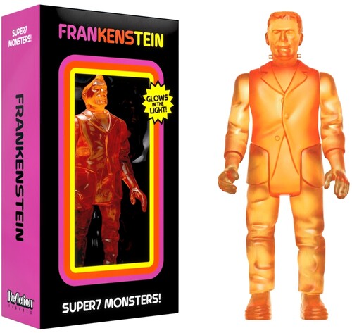 Super7 - Universal Monsters ReAction - Frankenstein (Luminators) (Collectible, Figure, Action Figure)