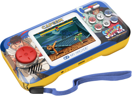 My Arcade DGUNL-4187 Super Street Fighter II Pocket Player Pro Handheld Portable Gaming System (2 GAMES IN 1)