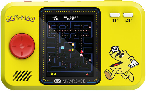 My Arcade DGUNL-4198 PAC-MAN Pocket Player Pro Handheld Portable Gaming System