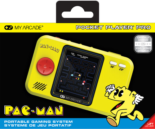 My Arcade DGUNL-4198 PAC-MAN Pocket Player Pro Handheld Portable Gaming System