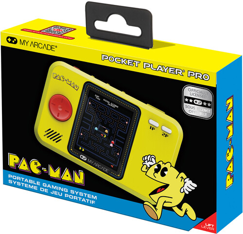 My Arcade DGUNL-4198 PAC-MAN Pocket Player Pro Handheld Portable Gaming System