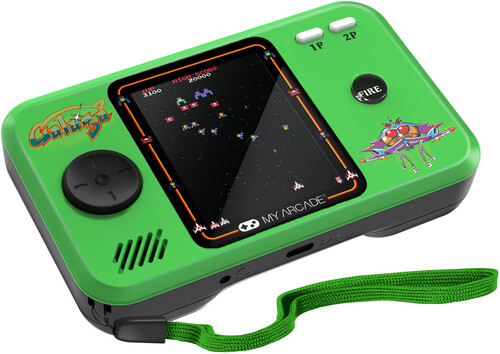 My Arcade DGUNL-4199 Galaga/Galaxian Pocket Player Pro Handheld Portable Gaming System (2 GAMES IN 1)