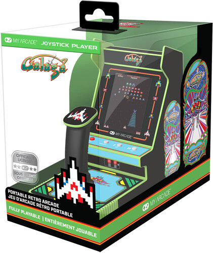 My Arcade DGUNL-7000 Galaga/Galaxian Joystick Player Portable Retro Arcade (2 GAMES IN 1)