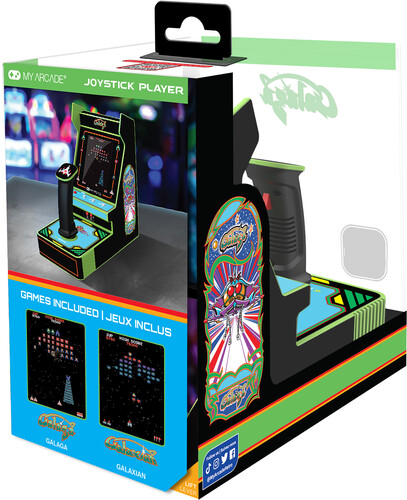 My Arcade DGUNL-7000 Galaga/Galaxian Joystick Player Portable Retro Arcade (2 GAMES IN 1)