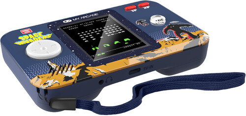 My Arcade DGUNL-7006 Space Invaders Pocket Player Pro Handheld Portable Gaming System