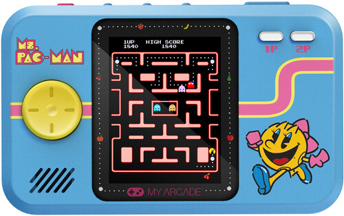 My Arcade DGUNL-7010 MS. PAC-MAN Pocket Player Pro Handheld Portable Gaming System