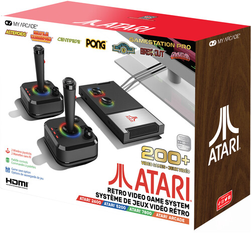 My Arcade DGUNL-7012 Atari GameStation Pro Plug N Play Video Game System 200 Games (Large Item)