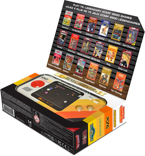 My Arcade DGUNL-7015 Atari Pocket Player Pro Handheld Portable Gaming System 100 Games