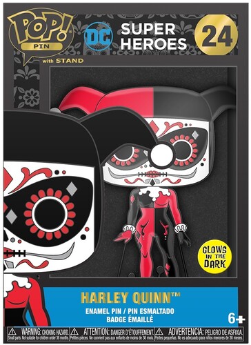 FUNKO POP! PINS: DC Comics Day of the Dead - Harley Quinn (Pin)