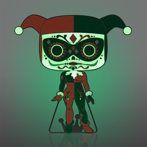 FUNKO POP! PINS: DC Comics Day of the Dead - Harley Quinn (Pin)