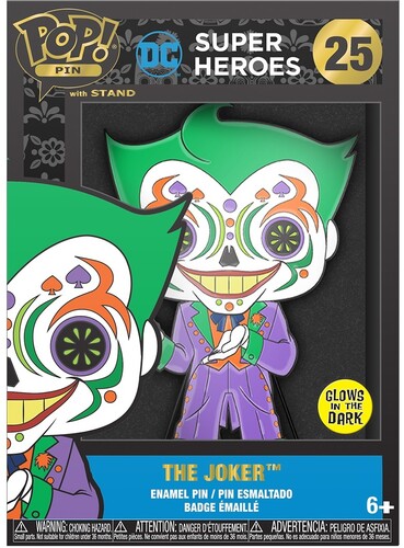 FUNKO POP! PINS: DC Comics Day of the Dead - Joker (Pin)