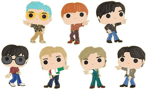 FUNKO POP! PINS SET: BTS - Band Members 7PK (Pin)