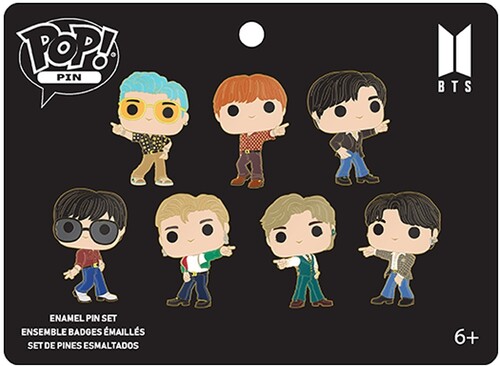 FUNKO POP! PINS SET: BTS - Band Members 7PK (Pin)