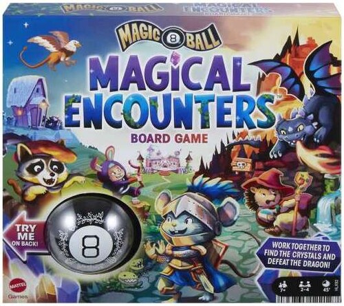 Mattel Games - Magic 8 Ball - Magical Encounters Board Game (Large Item, Table Top Game)