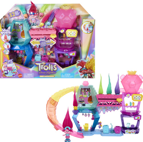 Mattel - Dreamworks Trolls: Band Together - Mount Rageous Playset (Large Item, Doll)