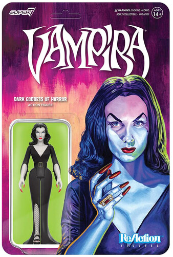 Super7 - Vampira ReAction - Vampira (Collectible, Figure, Action Figure)