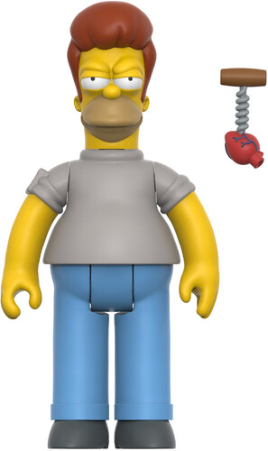 Super7 - The Simpsons - ReAction Wv4 - Hell Toupee Homer (Treehouse Of Horror V2) (Collectible, Figure, Action Figure)