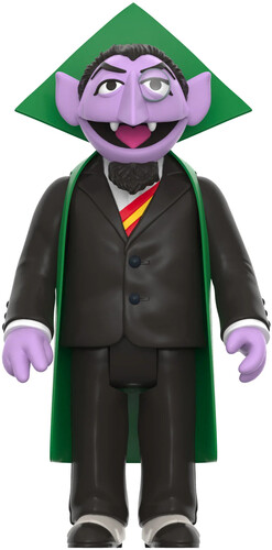 Super7 - Sesame Street - ReAction Wv 1 - Count Von Count (Collectible, Figure, Action Figure)