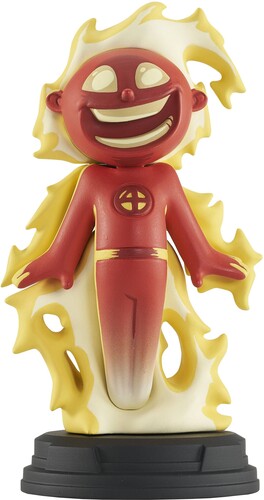 Diamond Select - Marvel Animated Style Human Torch Statue (Statue, Collectible)