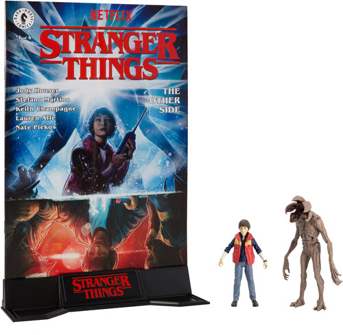 McFarlane - Stranger Things - Page Punchers 2pk - Will Byers and Demogorgon 3in Action Figures with Comic (Large Item, Action Figure)