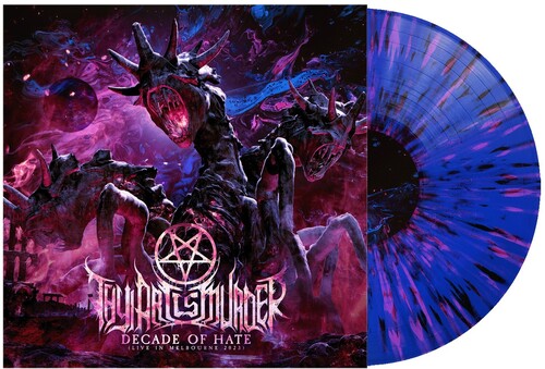 Thy Art Is Murder - Decade of Hate (Live in Melbourne 2023) - Blue W/ Black Pink Splatter (Colored Vinyl, Blue, Black, Pink, Splatter)