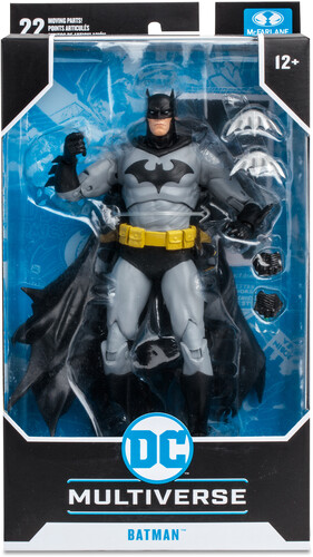 McFarlane - DC Multiverse Batman (Hush) 7in Action Figure (Black & Grey) (Large Item, Action Figure)