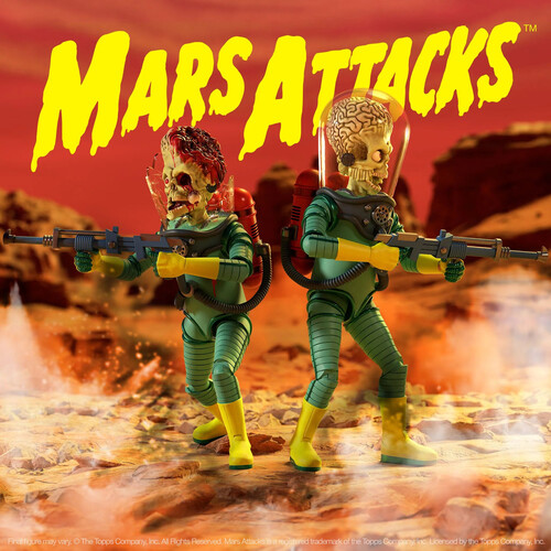 Super7 - Mars Attacks - ULTIMATES! Wave 1 - Martian (Smashing the Enemy) (Large Item, Collectible, Figure, Action Figure)