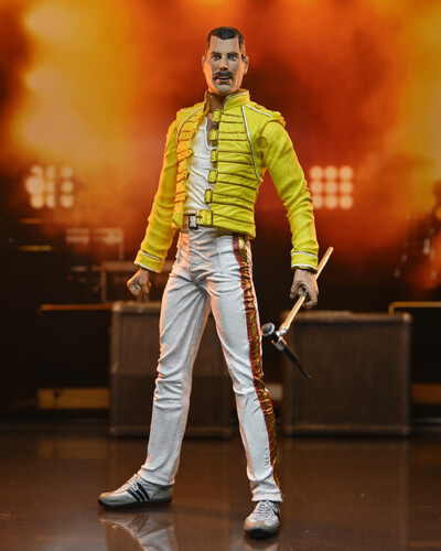 Neca - Freddie Mercury Yellow Jacket 7In Af (Large Item, Action Figure, Collectible)