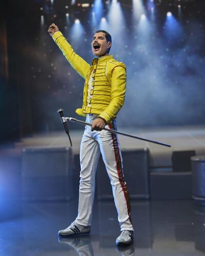 Neca - Freddie Mercury Yellow Jacket 7In Af (Large Item, Action Figure, Collectible)