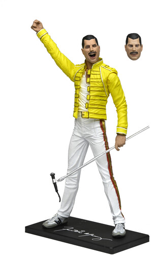 Neca - Freddie Mercury Yellow Jacket 7In Af (Large Item, Action Figure, Collectible)