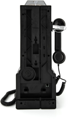 GPO Retro 130BLK Diner Telephone Push Button Desk or Wall Mountable (Black) (Large Item)